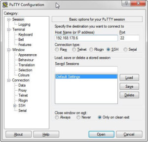 PuTTY-Configuration