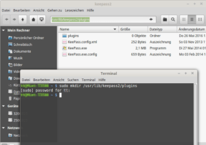 plugins Ordner in KeePass erstellen
