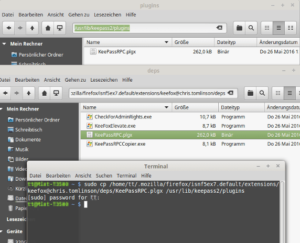 keepassrpc.plgx in plugins ordner kopieren