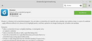 Shutter Anwendungsverwaltung Linux Mint